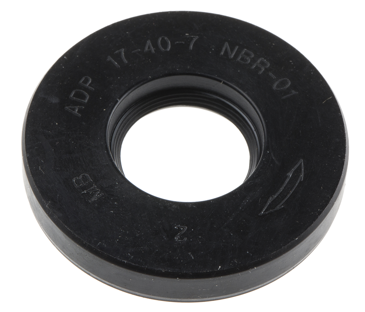 RS PRO Nitrile Rubber Seal, 17mm ID, 40mm OD, 7mm