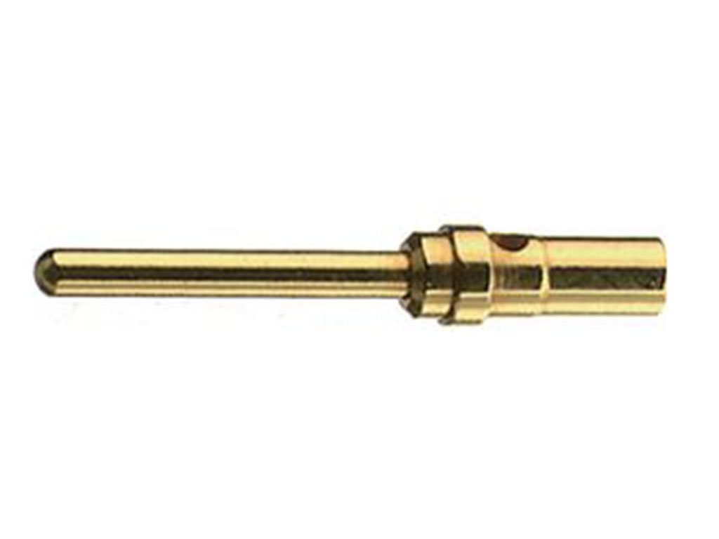 FCT from Molex, 173112 Series, Male Crimp D-sub Connector Contact, Gold over Nickel Pin, 20 → 24 AWG