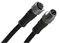 Brad from Molex Female 4 way M12 Micro Change to Male 4 way M12 Micro Change Sensor Actuator Cable, 5 m