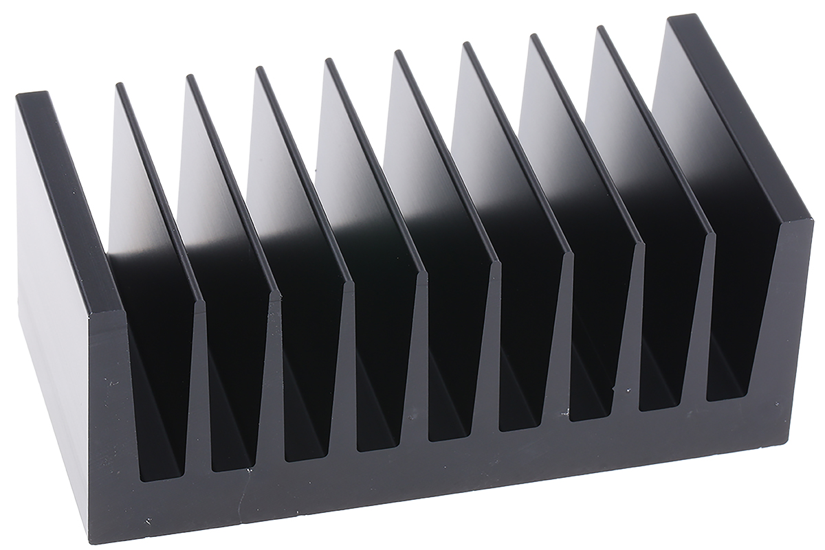 Fischer Elektronik Heatsink, Universal Rectangular Alu, 1.75K/W, 50 x 100 x 40mm