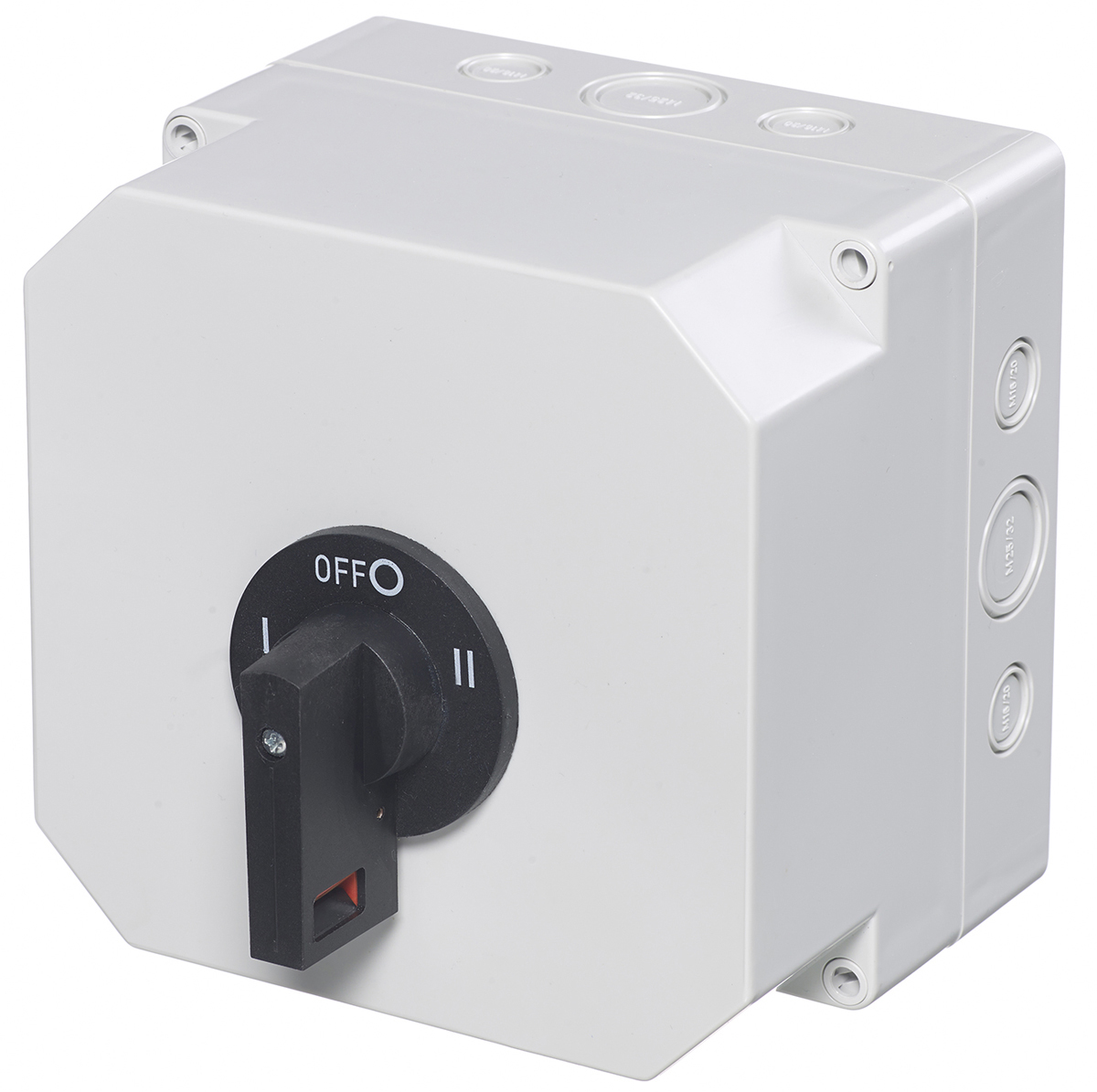 RS PRO 2P Pole Panel Mount Isolator Switch - 63A Maximum Current, IP65
