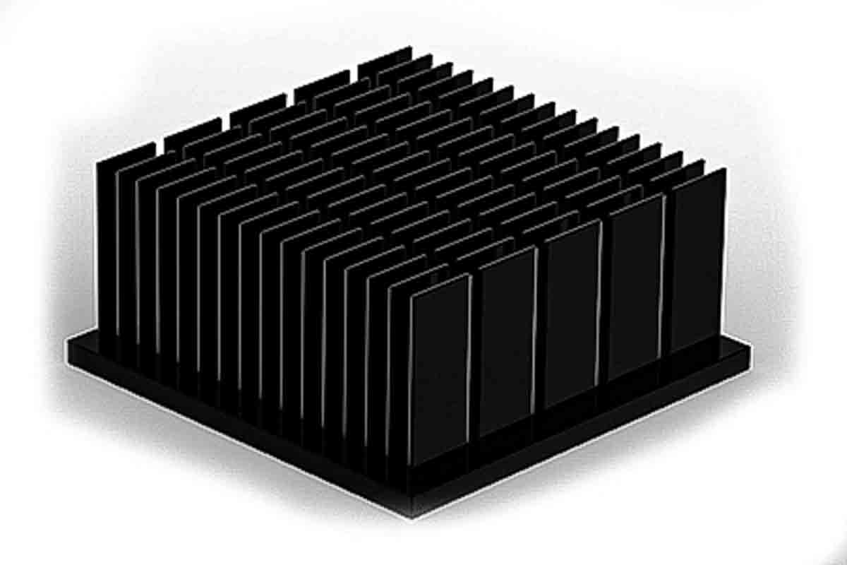 SPREADFAST Heatsink, Universal Square Alu, 40 x 40 x 21mm