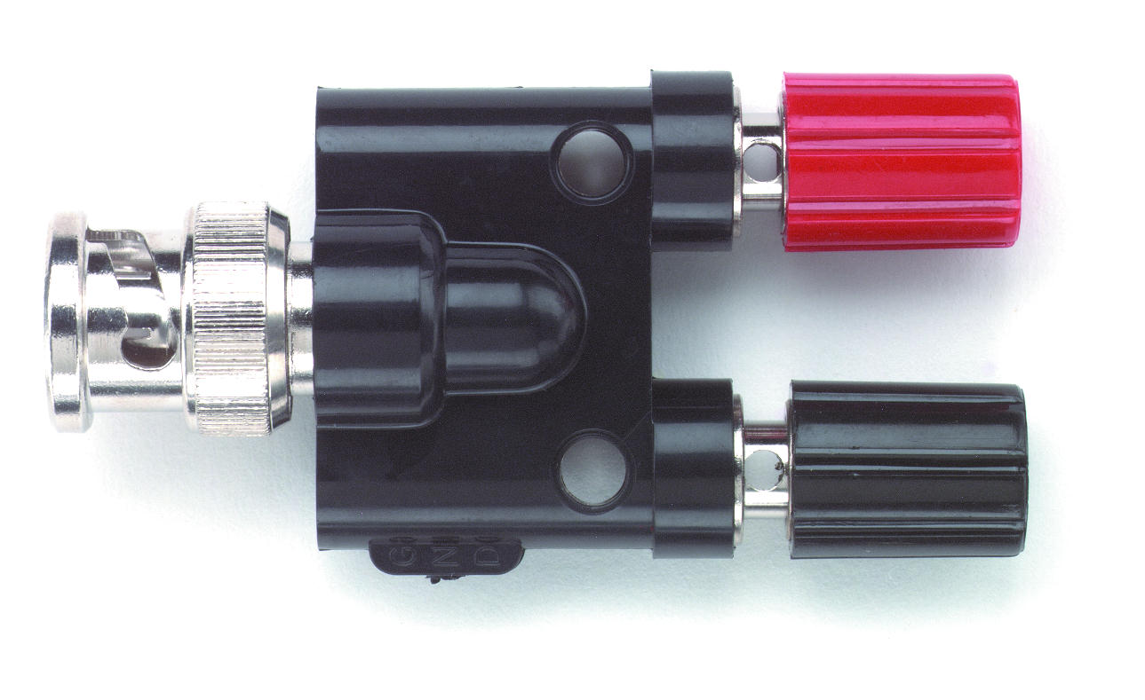 Pomona Black, Male Test Connector Adapter With Brass contacts and Nickel Plated - Socket Size: 4mm