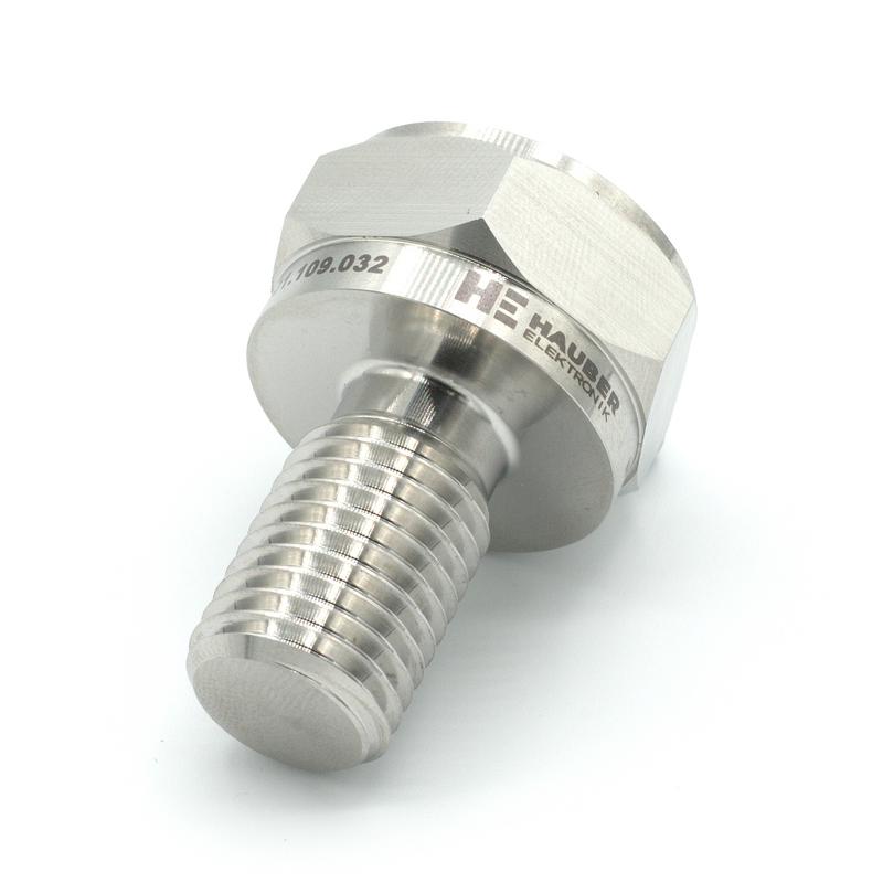 Hauber Elektronik, 01.109.0 Series M16 Mounting Adapater for Use with HE05x, HE20x Series, HE100, HE101, HE102, HE103,