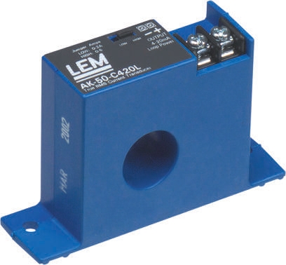 LEM AKR Series Current Transformer, 5A Input, 5:1, 4 → 20 mA Output, 19mm Bore, 24 V dc, 150 V ac