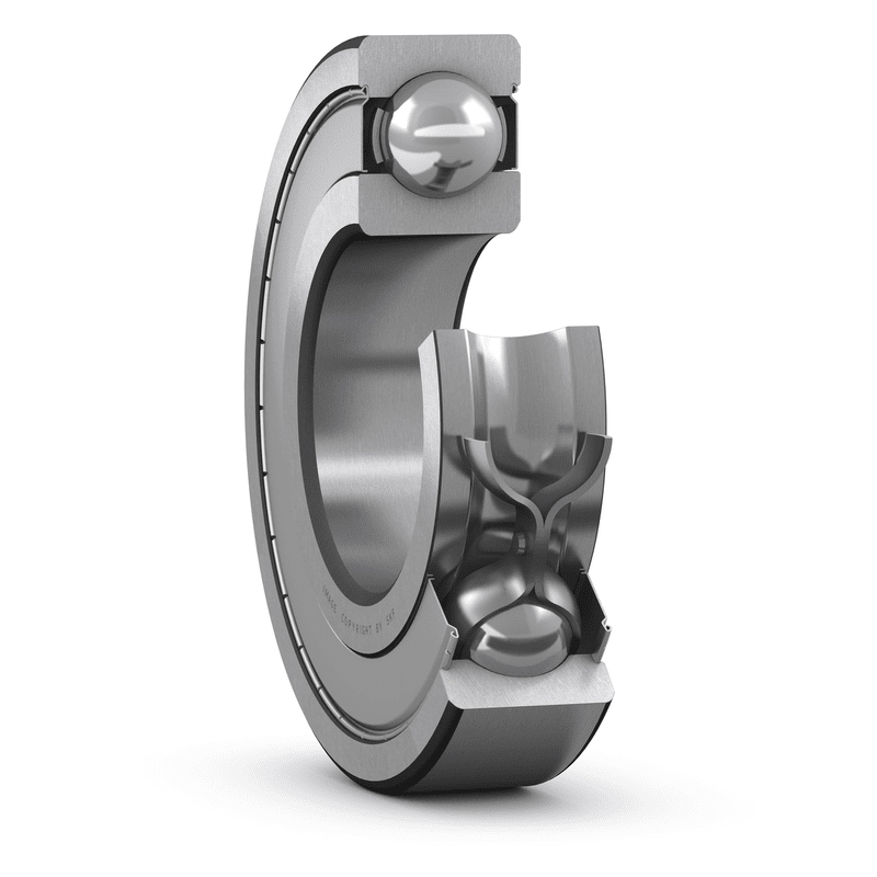 SKF 619/8-2Z 1 Row Ball Bearing - 8 mm ID, 19 mm OD
