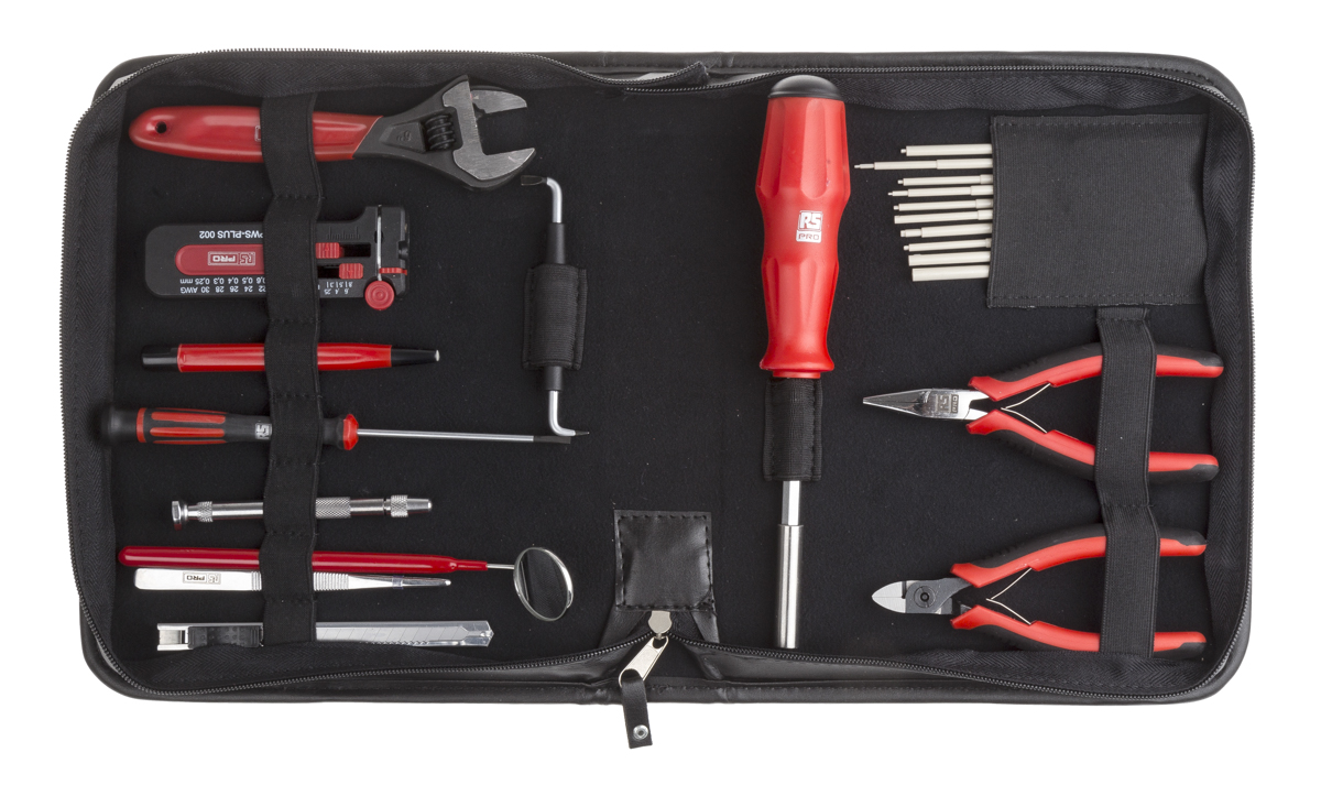 RS PRO 32 Piece Electrician Tool Kit with Carry-Case
