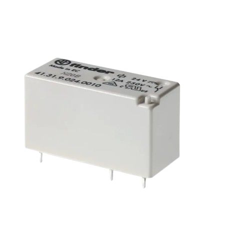Finder PCB Mount Power Relay, 24V dc Coil, 12A Switching Current, SPDT