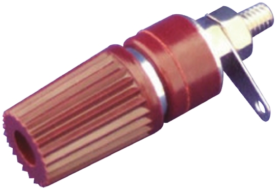 Sato Parts Red Female Banana Socket, 3.8 mm Connector, Solder Termination, 10A, 125V