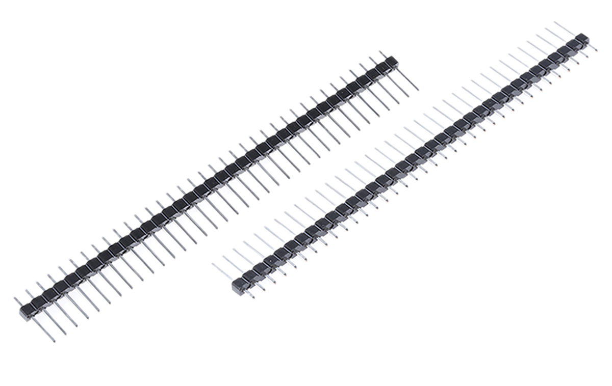 Amphenol Communications Solutions Bergstik Series Straight Through Hole Pin Header, 36 Contact(s), 2.54 mm Pitch, 1 Row,