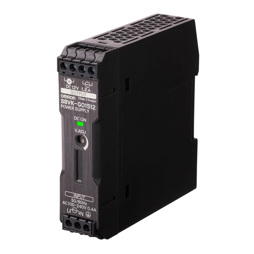 Omron S8VK Switched Mode DIN Rail Power Supply, 100 → 240 V ac / 90 → 350V dc ac, dc Input, 12V dc dc