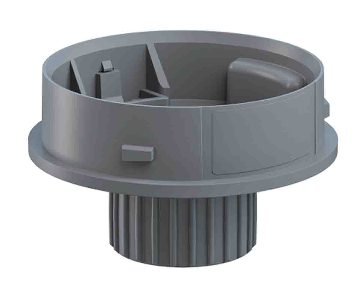 Werma IP66 Rated Grey Mounting Base for use with EvoSIGNAL Series