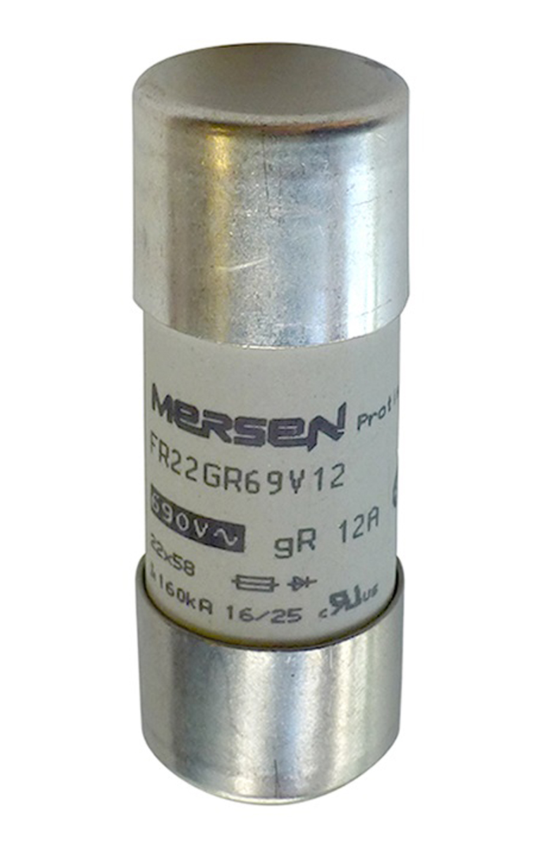 Mersen 100A FF Cartridge Fuse, 22 x 58mm