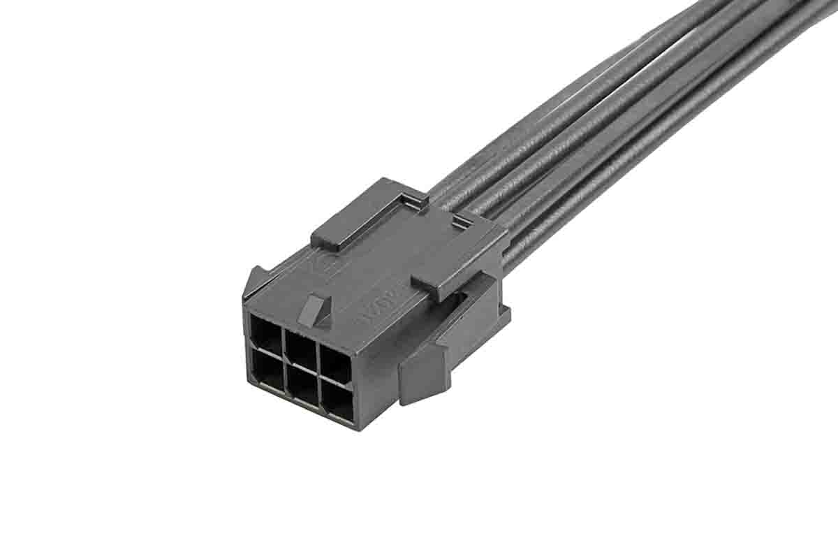Molex 6 Way Male Micro-Fit 3.0 to 6 Way Male Micro-Fit 3.0 Wire to Board Cable, 600mm