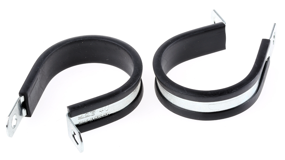 JCS Hi-Torque 40mm Black, Zinc Plated Steel P Clip