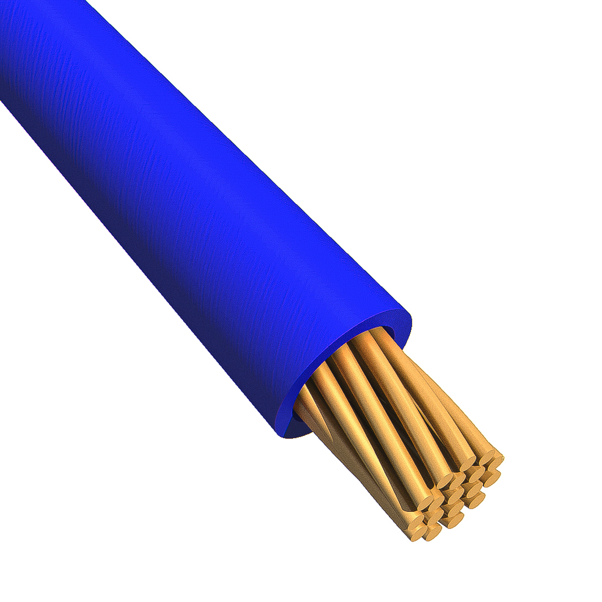 Alpha Wire Ecogen Ecowire Series Blue 2.1 mm² Hook Up Wire, 14 AWG, 41/0.25 mm, 30m, MPPE Insulation, 6717 BL005