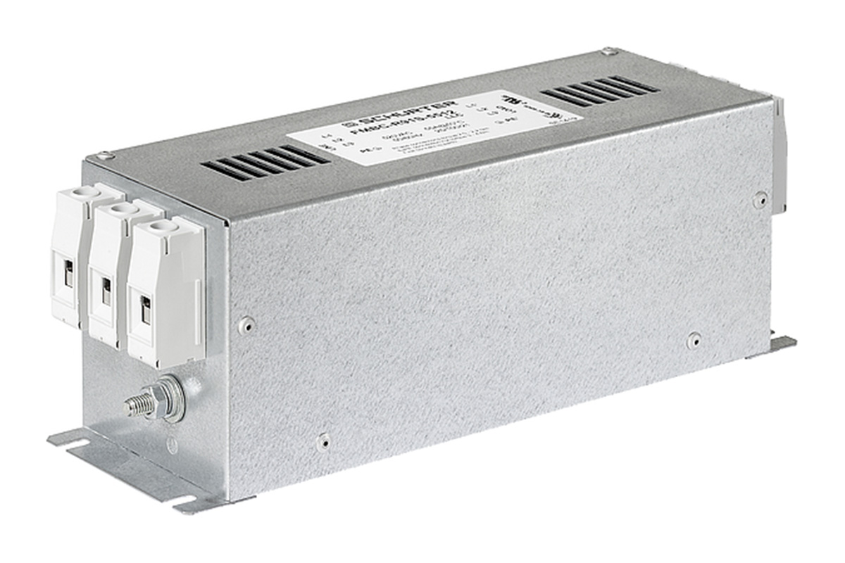 Schurter, FMBC LL 30A 520 V ac 50 → 60Hz, Chassis Mount RFI Filter, Screw 3 Phase