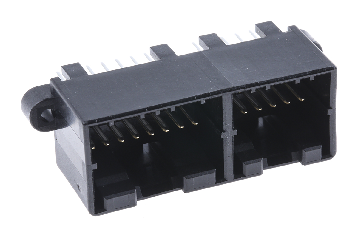TE Connectivity, MULTILOCK 040 Male Connector Housing, 2.5mm Pitch, 28 Way, 2 Row