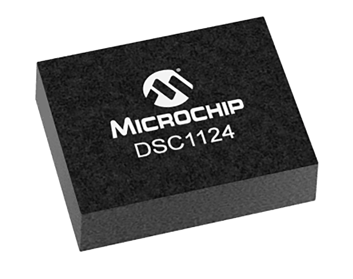 Microchip 100MHz MEMS Oscillator, 6-Pin CDFN, ±50ppm, DSC1124BI1-100.0000T