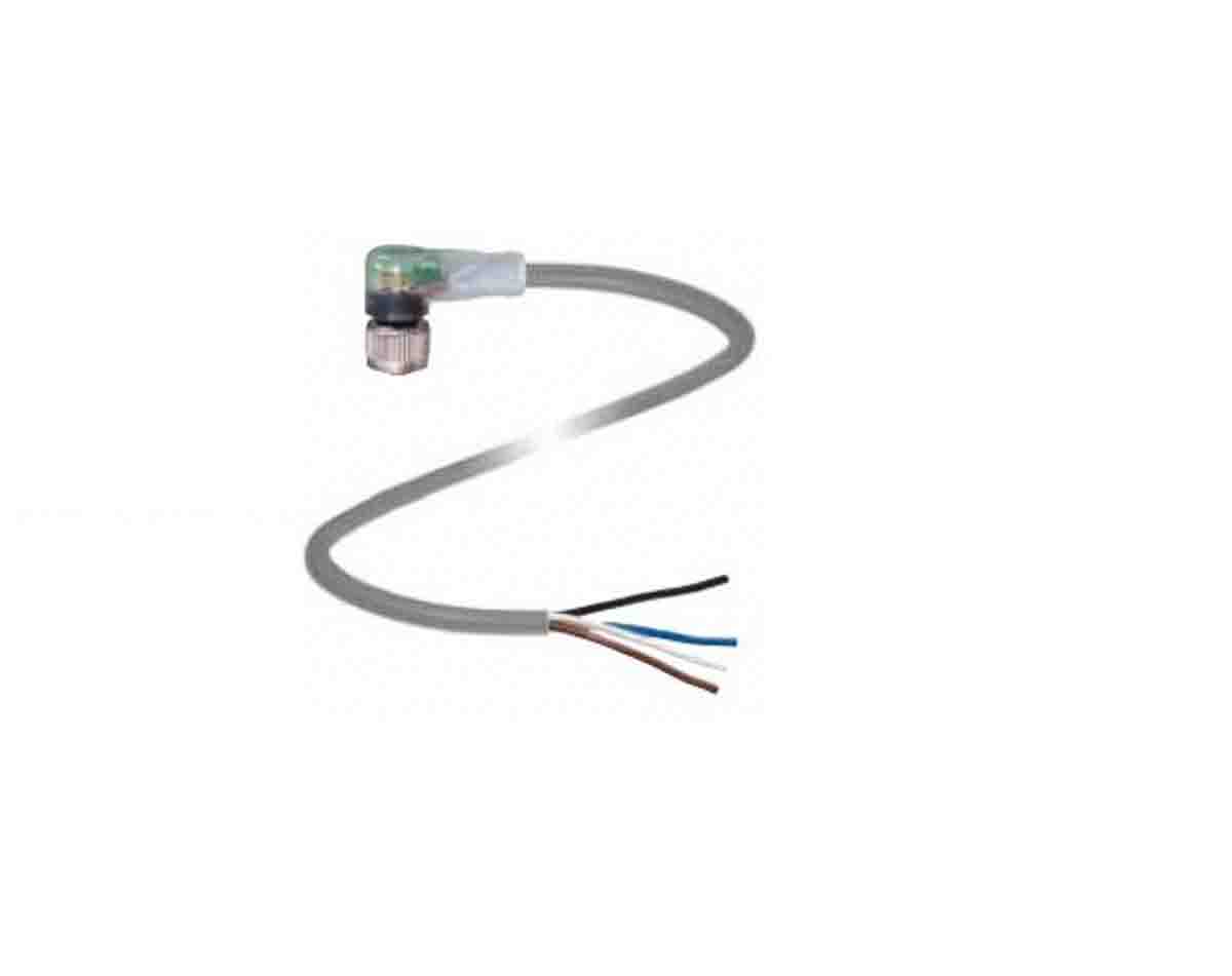 Pepperl + Fuchs Female 4 way M12 to Free End Sensor Actuator Cable, 5 m