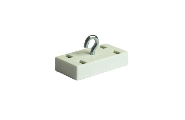 Eclipse Block Magnet 27mm Hook Ferrite, 15kg Pull