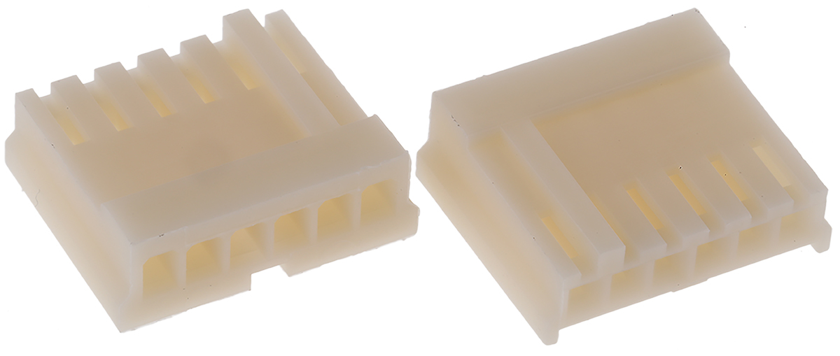 TE Connectivity, EI Female Connector Housing, 2.5mm Pitch, 6 Way, 1 Row