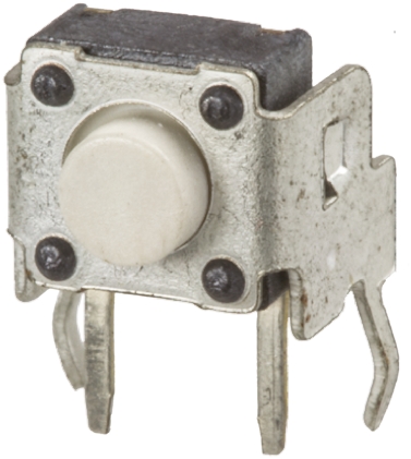 Wurth Elektronik White Tactile Switch, SPST 50 mA @ 12 V dc 1.3mm Through Hole