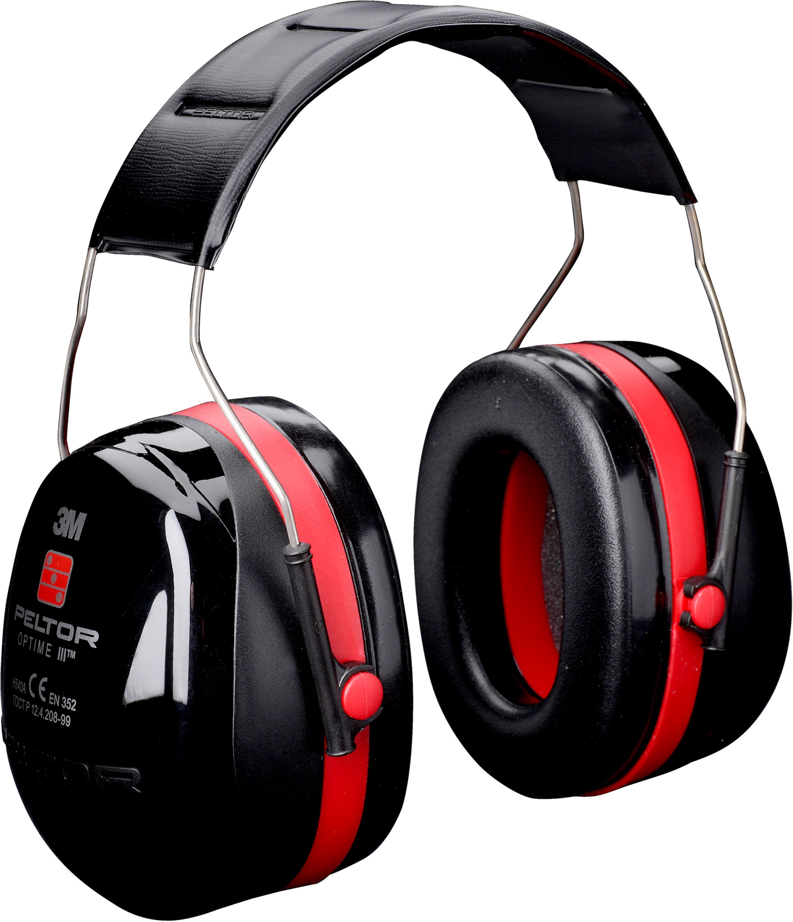 3M PELTOR Wired Listen Only Ear Defender with Headband, 34dB, Green