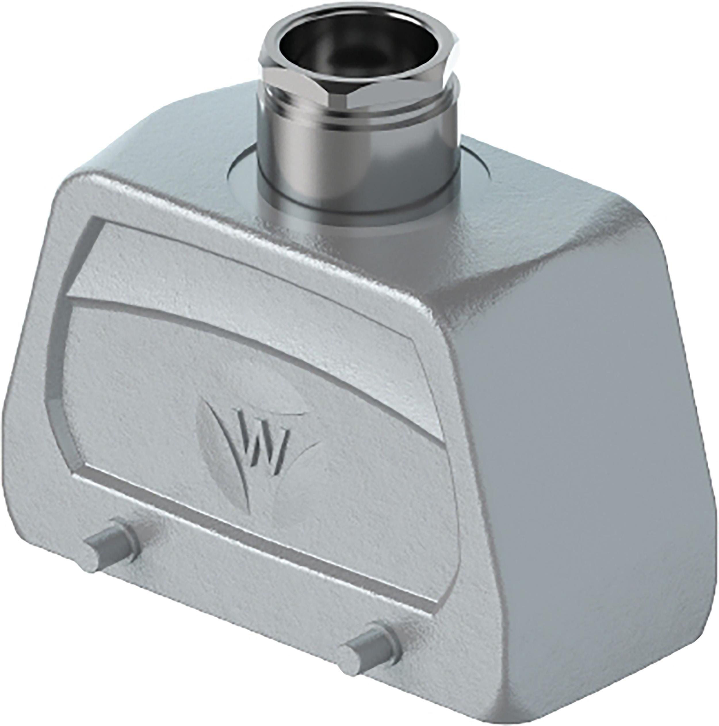 Wieland Hood BAS GOT GC Heavy Duty Power Connector Housing, 16 Contacts, M25 Thread, Top Entry Revos BASIC Range
