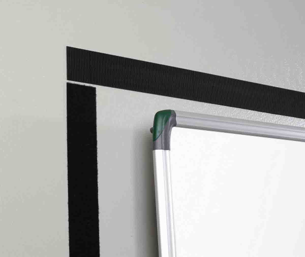 Velcro Black Hook & Loop Tape, 50mm x 1m
