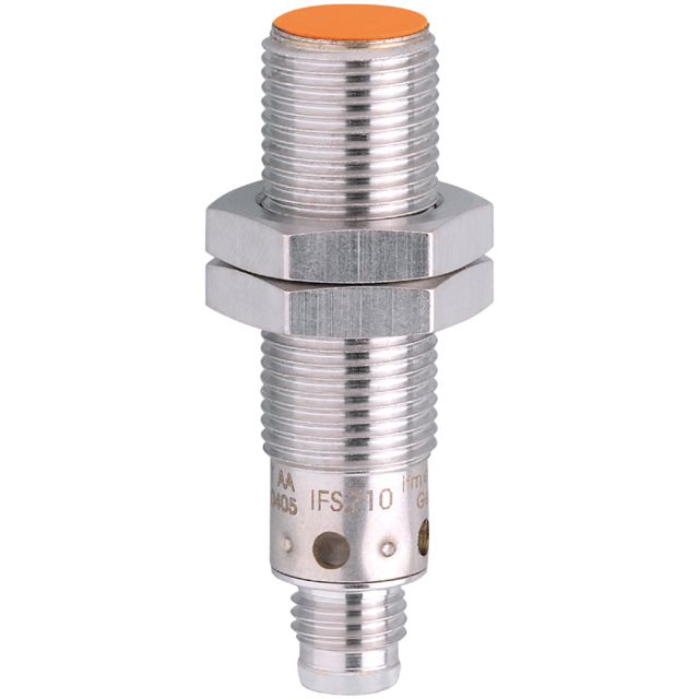 ifm electronic Inductive Threaded Barrel Proximity Sensor, M12, 4 mm Detection, PNP NO, 10 → 36 V dc
