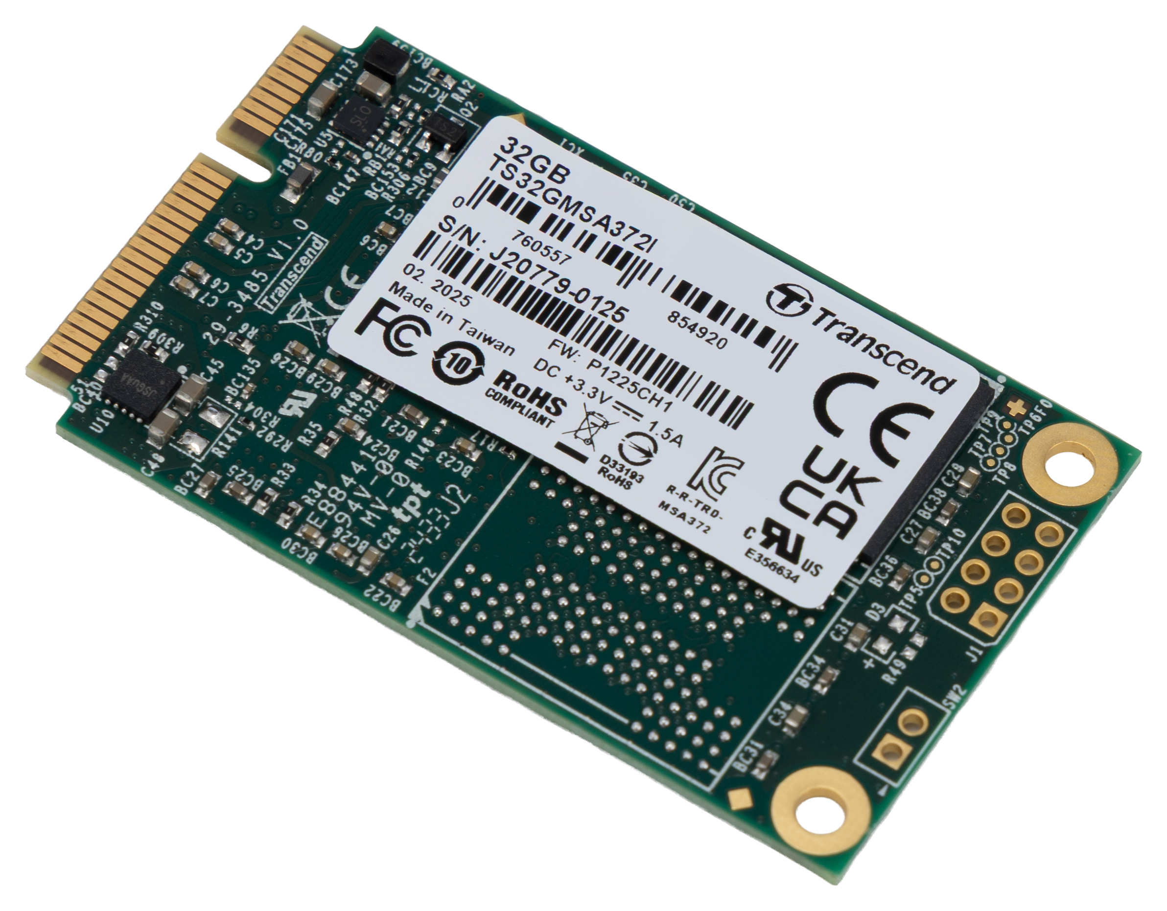 Transcend MSA372I mSATA 32 GB Internal SSD