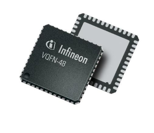 Infineon TLE9842QXXUMA1, 32 bit ARM Cortex M0, TLE9842 Microcontroller, 25 MHz, 36kB FLASH, 48-Pin VQFN