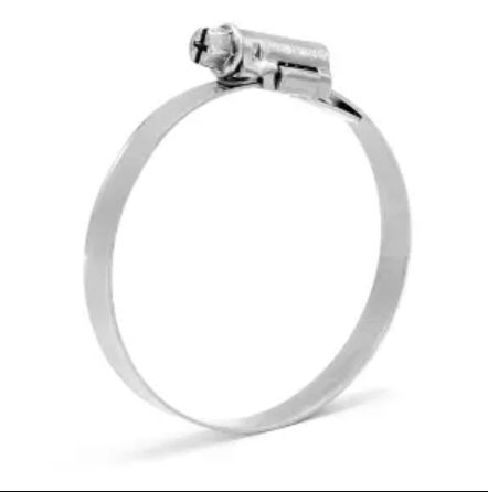 MIKALOR Galvanised Steel Slotted Screw Hose Clamp, 9mm Band Width, 8 → 16mm ID