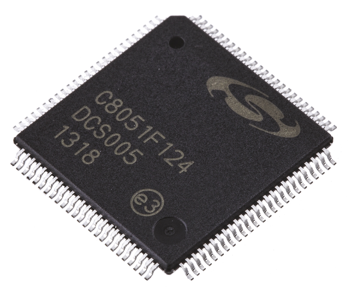 Silicon Labs, 8 bit 8051, C8051F124 Microcontroller, 100 MHz, 128kB FLASH, 100-Pin TQFP