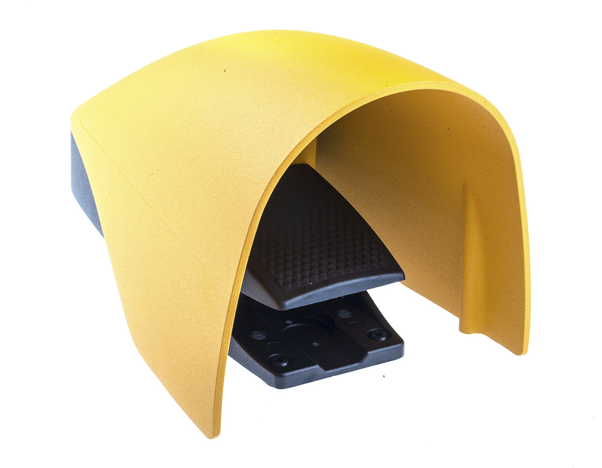 RS PRO Latching Foot Switch - Die Cast Aluminium Case Material, 1NC, 1NO, 6 A Contact Current, 230V Contact Voltage