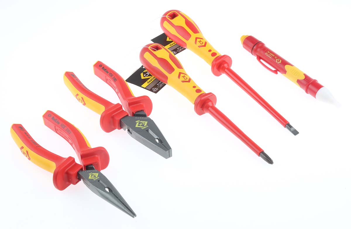 CK 10 Piece Electrician Tool Kit with Pouch, Yes