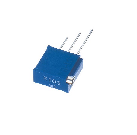 Through Hole Trimmer Potentiometer 0.5W Side Adjust Nidec Components