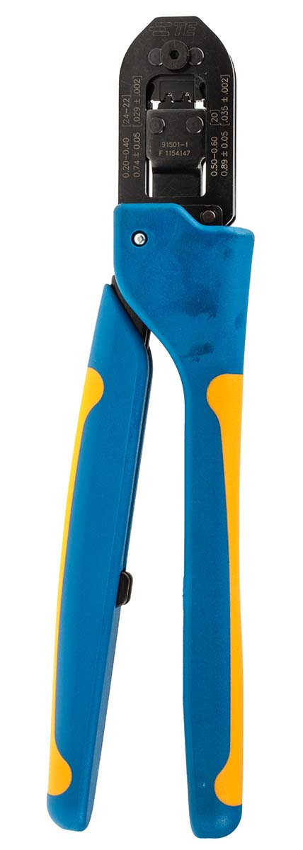 TE Connectivity CERTI-CRIMP II Hand Ratcheting Crimp Tool for Micro MATE-N-LOK Connector Contacts, 0.2 → 0.5mm²
