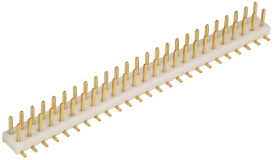 Hirose A3 Series Straight Surface Pin Header, 50 Contact(s), 2 mm Pitch, 2 Row, Unshrouded