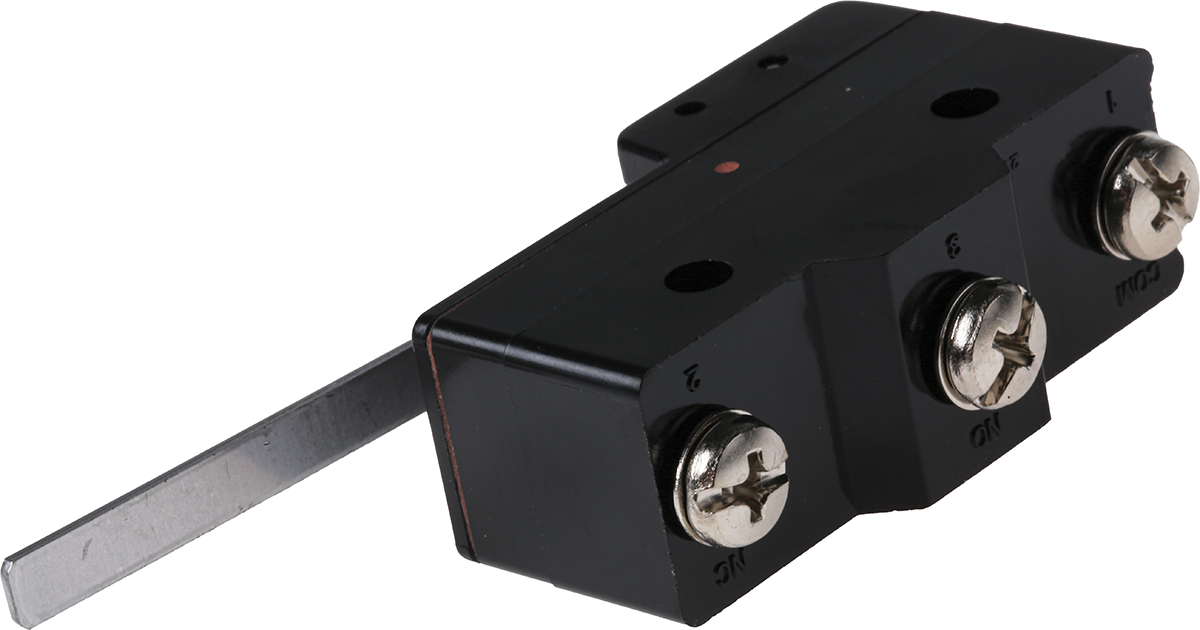 Omron Z Series Lever Limit Switch, NO/NC, IP00, SPDT, 500V ac Max, 15A Max