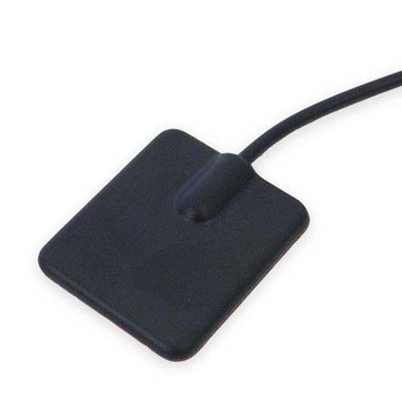 Siretta ALPHA14/0.5M/SMAM/S/S/26 Square Multiband Antenna with SMA Connector, 2G (GSM/GPRS), 3G (UTMS), 4G (LTE), ISM