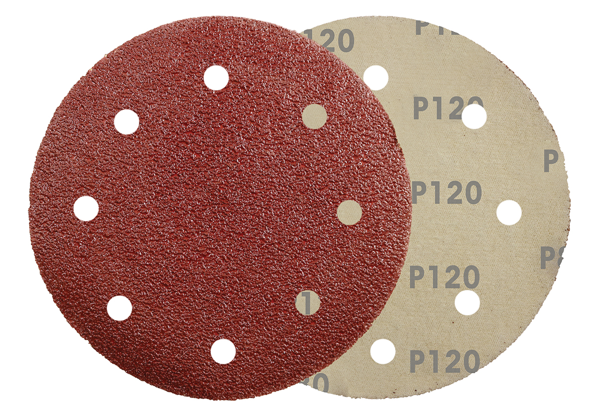 RS PRO Aluminium Oxide Sanding Disc, 150mm x 1mm Thick, 120+ Grade, P120 Grit, 25 in pack