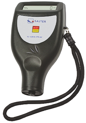 Sauter TC 1250-0.1 FN-car Thickness Meter, 100μm - 1250μm, ±2.5 μm Accuracy, 0.1 μm Resolution, Digital Display