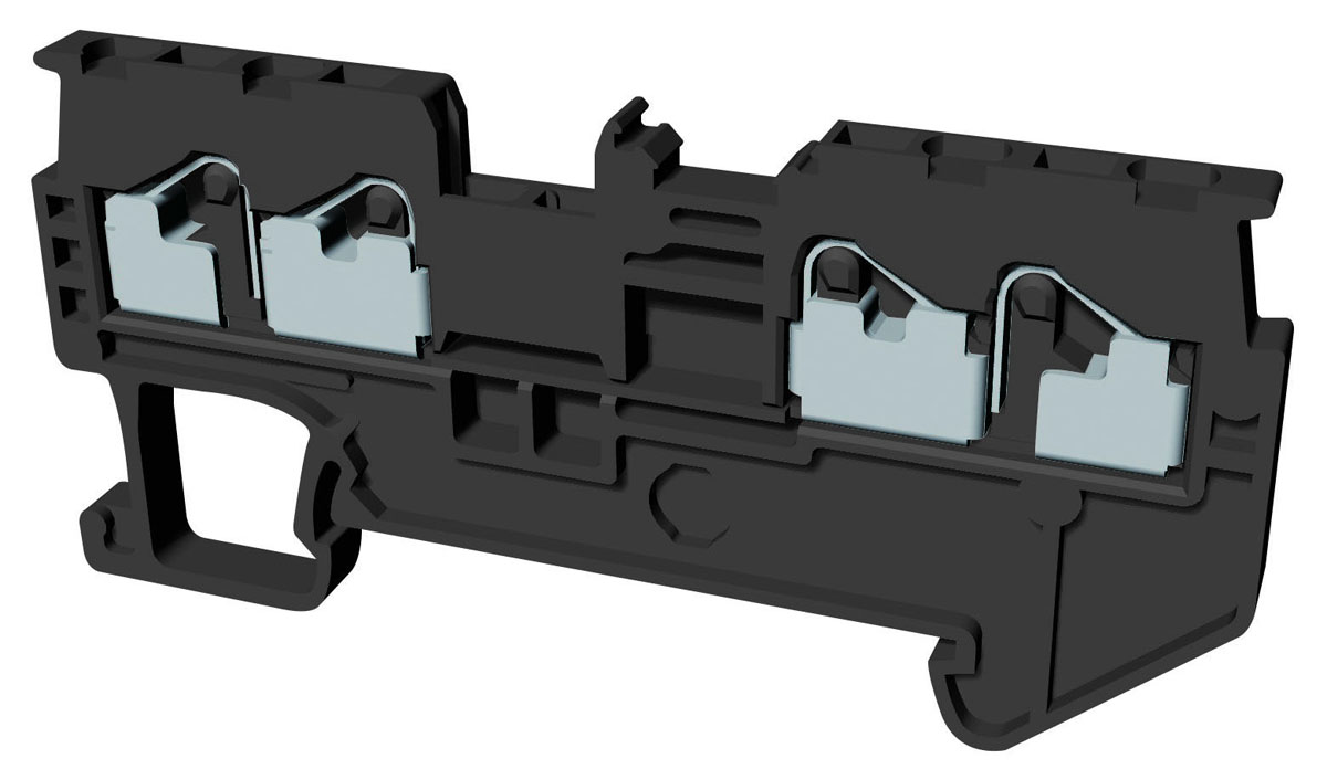 Omron XW5T-P1.5-2.2-1 XW5T Series Grey, 1.5mm², Single-Level, Push In Termination
