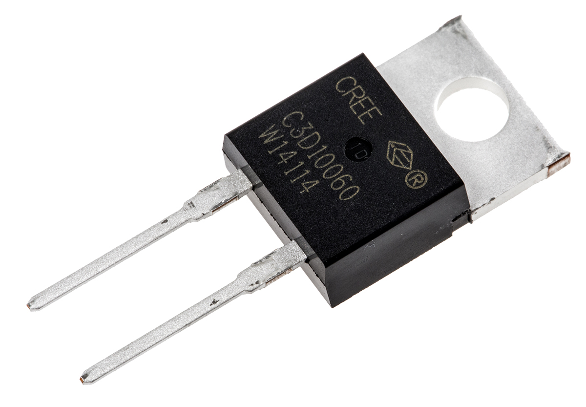 Wolfspeed 600 V 10 A Diode Schottky 2-Pin TO-220 C3D10060A