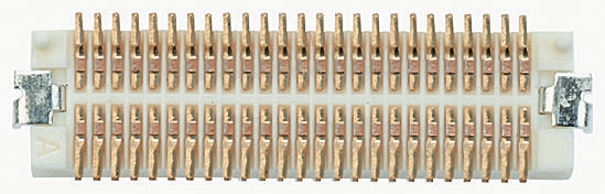 Hirose DF12 Series Straight Surface Mount PCB Socket, 30-Contact, 2-Row, 0.5mm Pitch, Solder Termination