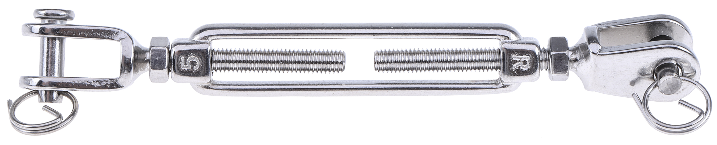 RS PRO Jaw to Jaw Stainless Steel Rigging Screw, M5 Thread