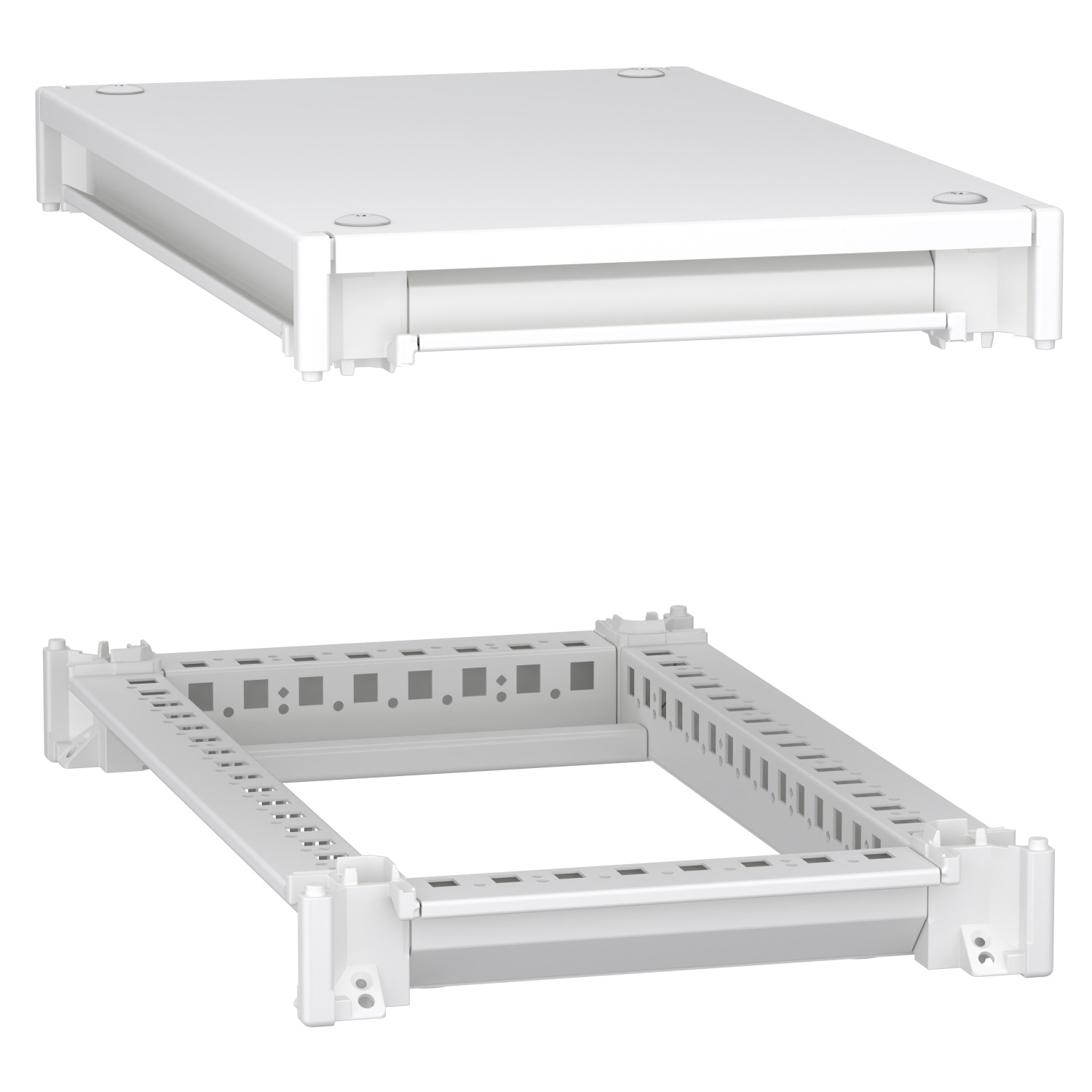 Schneider Electric PrismaSeT HD Series RAL 9003 Steel Framework Kit, 110mm H, 300mm W, 500mm D For Use With Electrical
