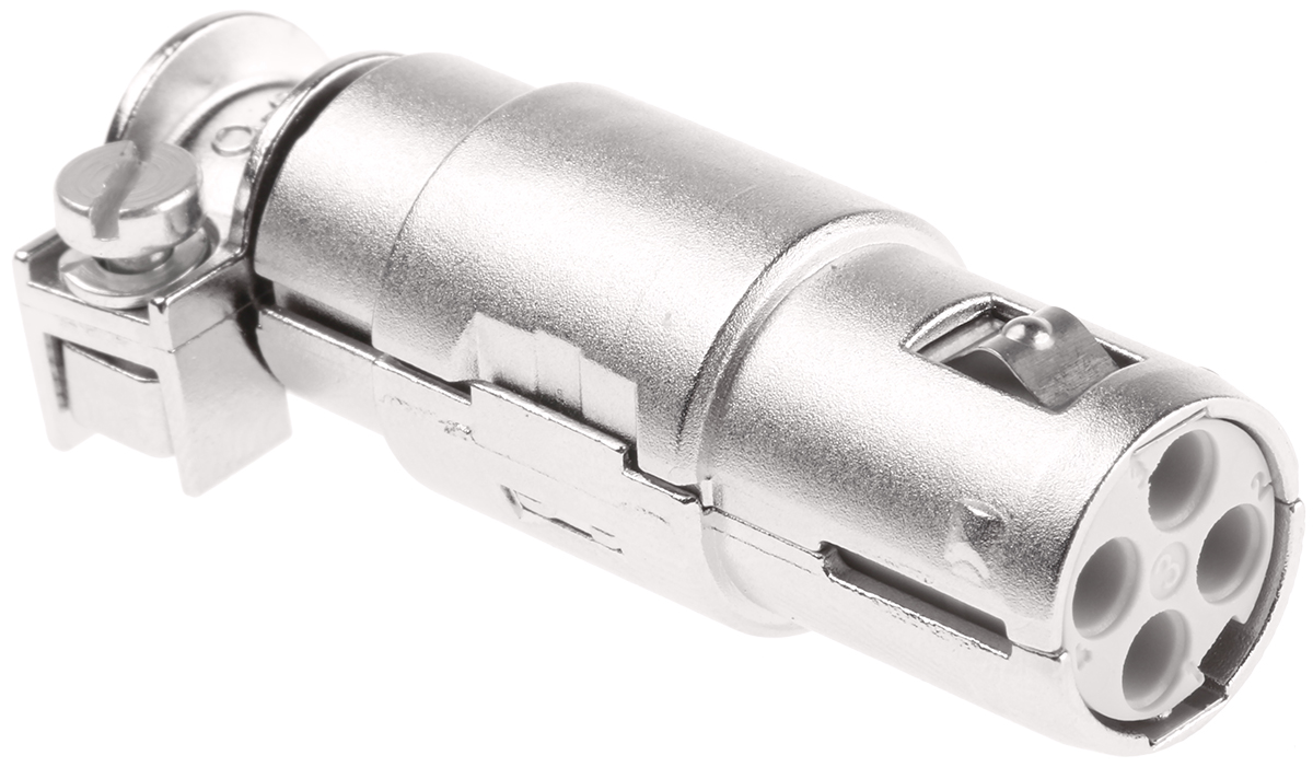 HARTING Heavy Duty Power Connector Insert, Female, Han-Modular Series, 4 Contacts